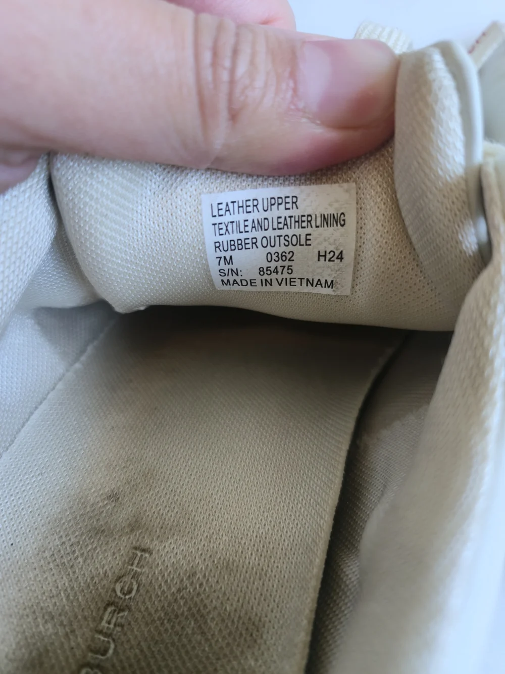 Tory Burch Howell Court Sneakers shoes women's 7 Off-white leather